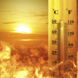 extreme heat - climate change - deposit photos